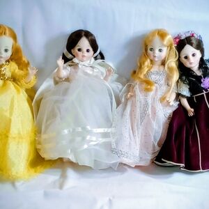 Lot Of 4 Vintage Madame Alexander Dolls In Tagged Clothes